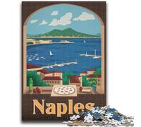 Puzzle di Napoli da 1000 pezzi per adolescenti, regalo, gioco per famiglie, antistress, sfida difficile, fantastici regali e giocattoli, 1000 pezzi (26x38cm)