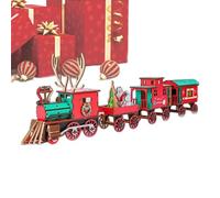 Puzzle Di Natale Modellino del Natalizio Creativo, con Assemblaggio | Puzzle 3D in Legno Decorazione per la Tua Scrivania, Adatta a Feste di Natale, Party e Festival, per Adolescenti e