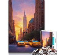 Puzzle di New York Cityscape da 1000 pezzi per adolescenti, antistress, sfida difficile, ideale come regalo per tutta la famiglia, 38x26cm