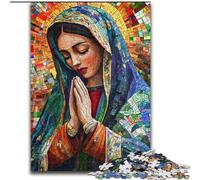 Puzzle di Nostra Signora di Guadalupe in preghiera, puzzle difficili per adulti 26X38cm, perfetti per adolescenti e collezionisti, ideale come decorazione per la casa e regalo da viaggio