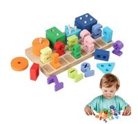 Puzzle di numeri di legno - Ordinatore di forme Puzzle di numeri Giocattoli di conteggio per tutti-piccoli | Giocattoli digitali per tutti-piccoli, Blocchi di apprendimento per l'educazione precoce