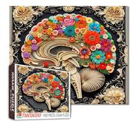 Puzzle di organo umano 1000 pezzi per adulti cervello pianta fiore puzzle colorati gioco educativo sfida giocattoli per uomini donne impossibile difficile difficile impegnativo per adulti 40 x 70 cm