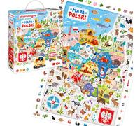 Puzzle di osservazione - Mappa Polonia 100 pezzi