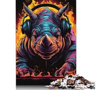 Puzzle di paesaggi alieni colorati con immagini personalizzabili, puzzle in cartone riciclato al 100% per adulti e adolescenti, 1000 pezzi (75x50 cm)