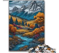 Puzzle di paesaggi autunnali per adolescenti, 2000 pezzi, adatti a persone dai 14 anni in su, idee regalo per la decorazione della casa (70x100cm)