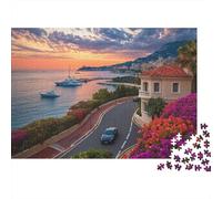 Puzzle di paesaggi, città, giochi educativi adatti a bambini dai 14 anni in su, sfide di intrattenimento per famiglie con difficoltà elevata, 1000 pezzi (75x50 cm)