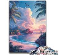 Puzzle di paesaggi di isole tropicali per adulti e adolescenti, gioco stimolante e gioco per famiglie, ideale come regalo per tutta la famiglia (70X100cm)