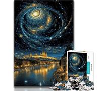 Puzzle di paesaggi fantasy per adolescenti 1000 pezzi, aiuta il cervello ad allenare i giocattoli avvincenti per coltivare la pazienza Un'opera d'arte (38x26cm)