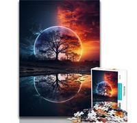 Puzzle di paesaggi fantasy per adulti e adolescenti, aiuta il cervello a esercitare i giocattoli avvincenti per coltivare la pazienza, ottimo regalo, 50x75cm