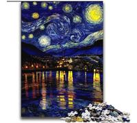 Puzzle di paesaggi urbani con cielo notturno per adulti e ragazzi, 2000 pezzi, adatti a persone dai 14 anni in su, idee regalo per la decorazione della casa (70x100cm)