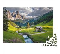 Puzzle di paesaggi, viaggi, città, gioco educativo molto interessante, dalla forma unica e pieno di sorprese, 300 pezzi (40x28 cm)