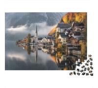 Puzzle di paesaggi, viaggi, città, gioco educativo molto interessante, dalla forma unica e pieno di sorprese, 300 pezzi (40x28 cm)