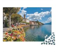 Puzzle di paesaggi, viaggi e città adatti a bambini e adolescenti, molto divertenti e stimolanti, rafforzano i legami, 500 pezzi (52x38 cm)