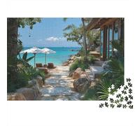 Puzzle di paesaggi, viaggi e città adatti a bambini e adolescenti, molto divertenti e stimolanti, rafforzano i legami, 1000 pezzi (75x50 cm)