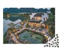 Puzzle di paesaggi, viaggi e città adatti a bambini e adolescenti, molto divertenti e stimolanti, rafforzano i legami, 1000 pezzi (75x50 cm)