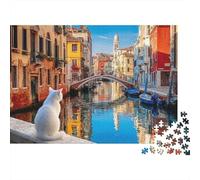 Puzzle di paesaggi, viaggi e città, adatti per adolescenti e adulti, fantastici e divertenti, estremamente impegnativi, 300 pezzi (40x28 cm)