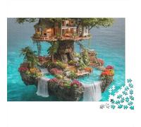 Puzzle di paesaggi, viaggi e città, estremamente impegnativi, perfetti per passare il tempo, rafforzano i legami, adatti a tutte le età, 1000 pezzi (75x50 cm)