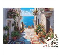 Puzzle di paesaggi, viaggi e città. Un gioco altamente creativo con un alto livello di difficoltà, adatto ad adolescenti e adulti, 500 pezzi (52x38 cm).