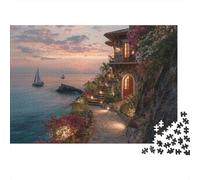 Puzzle di paesaggi, viaggi e città. Un gioco stimolante pensato per adolescenti e adulti. Fantastico e divertente. Super impegnativo. 300 pezzi (40x28 cm).