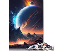 Puzzle di paesaggio fantasy anime per adulti, giocattolo rilassante, puzzle per adulti per donne e bambini dai 12 anni in su, 1500 pezzi (85x57 cm)