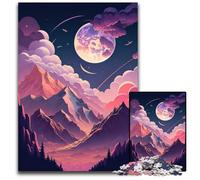 Puzzle di paesaggio montano da 1000 pezzi per adulti, puzzle impegnativi, attività educativa per le abilità cognitive, miglioramento delle abilità cognitive, 50x75CM/19,68x29,52 pollici