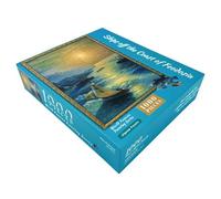 Puzzle di paesaggio - Motivi di barche costiere gioco stimolante, puzzle natura a 1000 pezzi da assemblare, per famiglie, adolescenti, anziani, viaggi, feste e casa