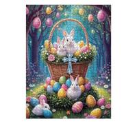 Puzzle Di Pasqua,Rompicapo da 1000 Pezzi Festivo,Decorazione Per La Casa - Per Uomini Collezionisti Serate di Gioco Compleanno Ufficio Casa Soggiorno Camera da Studio Appartamento Festa