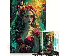 Puzzle di Persefone, Regina dei Due Regni, 1000 pezzi per adolescenti, migliora la memoria, favorisce il rilassamento mentale, ha bordi netti ed è un regalo creativo (50x75cm)