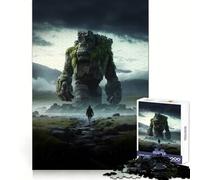 Puzzle di pietra Golem da 1000 pezzi per ragazzi, gioco di logica, leggero e rilassante, taglio preciso, regalo classico 38x52cm