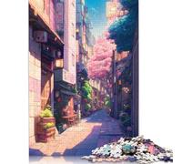 Puzzle di primavera, puzzle rettangolare in carta dura, difficile, per bambini adulti, regalo di Natale unico, 1000 pezzi (38x26 cm)