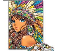 Puzzle di principesse indiane per adolescenti, puzzle da 2000 pezzi, giochi divertenti, decorazione da parete, regali unici per compleanno e Natale (70x100cm)