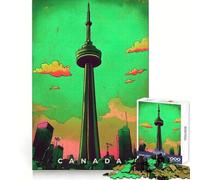 Puzzle di propaganda canadese da 1000 pezzi per adolescenti stimola il pensiero critico, favorisce una composizione precisa e rappresenta un regalo di Natale unico (50x75cm)