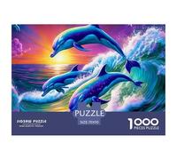 Puzzle di puzzle marini. 1000 Pieces Il mare Ottimi regali Gioco a sfida Giochi educativi Decorazione domestica per Adulti e bambini di età superiore ai 14 anni 70x50cm/1000pcs
