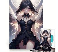 Puzzle di ragazze anime angelo per adolescenti,1000 pezzi,gioco divertente per la mente,connessione pulita e senza interruzioni,un modo coinvolgente per passare il tempo libero (38x52cm)