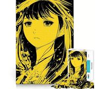 Puzzle di ragazze anime con immagini a mezzatinta per adulti,1000 pezzi,gioco di memoria e allenamento per la mente,taglio preciso,finitura di alta qualità,un modo coinvolgente per passare il tempo