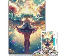 Puzzle di ragazze anime giapponesi per adolescenti, 1000 pezzi, aiuta il cervello ad allenare i giocattoli avvincenti per coltivare la pazienza, ottimo regalo, 38x26cm
