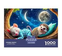 Puzzle di ricci per adulti e bambini. 1000 pezzi, giocattolo a sfida quasi impossibile, gioco educativo, decorazione domestica, adatto per adulti e bambini di età superiore ai 14 anni, 52x38cm/1000pcs