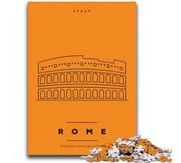 Puzzle di Roma, Italia per adolescenti, 1000 pezzi, per 14+ anni, allena il tuo cervello e le tue mani, regali di Natale, 1000 pezzi (50x75cm)