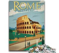 Puzzle di Roma per adolescenti da 2000 pezzi, attività divertenti per la famiglia a casa, regalo di compleanno, regali di viaggio 2000 pezzi (70x100cm)