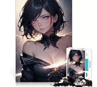 Puzzle di Sakura,la ragazza anime,per adulti,1000 pezzi,gioco di memoria e allenamento per la mente,taglio preciso,finitura di alta qualità,un modo coinvolgente per passare il tempo libero (38x52cm)