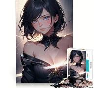 Puzzle di Sakura,ragazza anime,1000 pezzi,gioco di memoria,taglio di precisione,attività creativa interattiva per stimolare la mente a casa (50x75cm)
