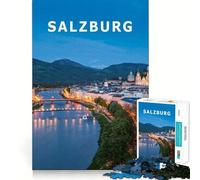 Puzzle di Salisburgo da 1000 pezzi per ragazzi, gioco di logica e abilità, divertimento rilassante, tagli precisi, (38x26cm)