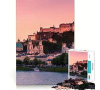 Puzzle di Salisburgo da 1000 pezzi per ragazzi, gioco di puzzle che stimola la creatività e il divertimento, con tagli precisi e oggetti da collezione (50x75cm)