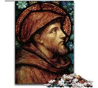 Puzzle di San Francesco d'Assisi per adulti e ragazzi, 1000 pezzi, per 14+ anni Allena il tuo cervello e le tue mani, regali di Natale (26x38cm)