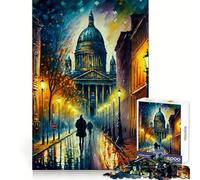 Puzzle di San Pietroburgo a colori da 1000 pezzi per adolescenti, gioco per allenare la mente, design rilassante, assemblaggio, regalo prezioso (38x52cm)