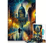 Puzzle di San Pietroburgo a colori da 1000 pezzi per adolescenti, gioco per allenare la mente, design rilassante, assemblaggio, regalo prezioso (38x52cm)