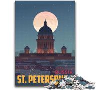 Puzzle di San Pietroburgo da 1000 pezzi per adulti, aiuta il cervello a esercitare i giocattoli avvincenti per coltivare la pazienza, gioco di sfida unico, 2000 pezzi (70x100cm)