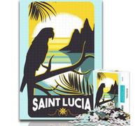 Puzzle di Santa Lucia per adolescenti, 1000 pezzi, decorazione da parete, regali unici per compleanno e Natale, adatti per bambini di età compresa tra 26x38cm e 14 anni