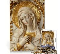 Puzzle di Santa Maria Maddalena da 1000 pezzi per adulti, gioco intellettuale, calma e relax, taglio preciso, oggetto dei desideri di Babbo Natale (38x26cm)