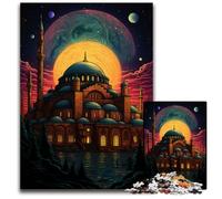 Puzzle di Santa Sofia in Turchia da 1000 pezzi per adulti puzzle per adulti rompicapo impegnativo attività per famiglie decorazioni per la casa regalo per le vacanze 1000 pezzi (75x50cm)